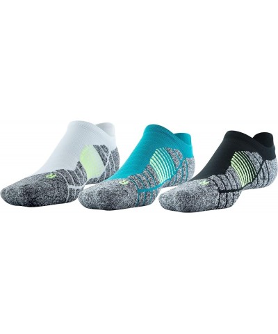 Adult Elevated+ Performance No Show Socks, 3-Pairs Black/Cerulean/Matte Black $16.45 Socks