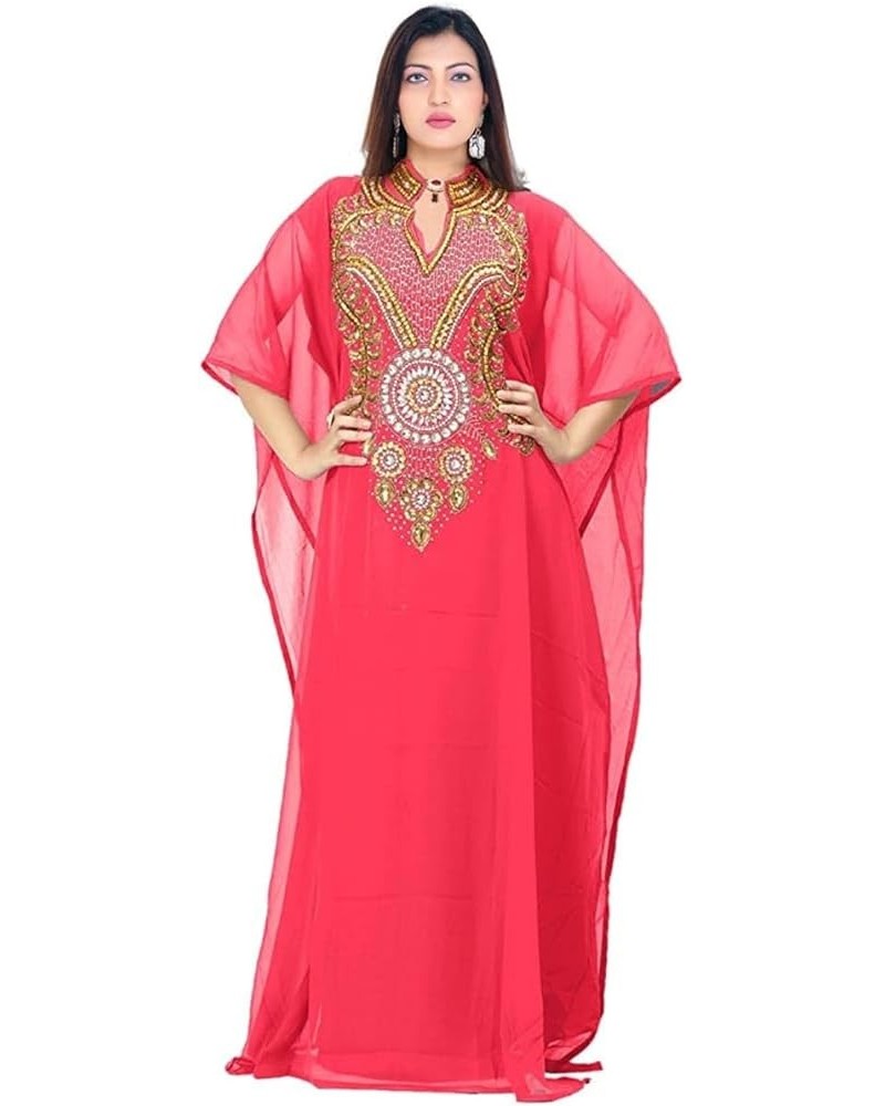 Abayas for Women Muslim Applique Embroidery Chiffon Dress Women Kaftan Farasha Caftan Long Wedding Maxi Beach Dress Free Size...