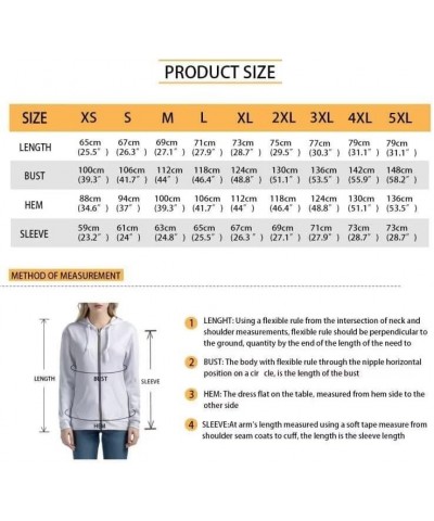 Womens Zip Up Hoodie Oversized Drawstring Jacket Long Sleeve Lightweight Fall Sweatshirt with Pockets Music Notes $12.47 Hood...