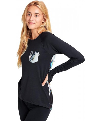 Women's Roadie Base Layer Tech T-Shirt True Black / Maalavidaa $26.09 Activewear