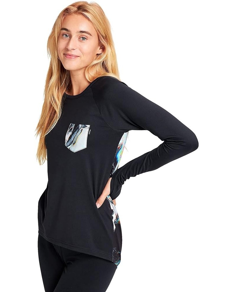 Women's Roadie Base Layer Tech T-Shirt True Black / Maalavidaa $26.09 Activewear