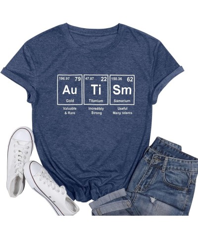 Autism Awareness Shirt Women: Inspirational Tshirts Special Educational T-Shirt Mental Health Tee Autistic Funny Graphic Tops...