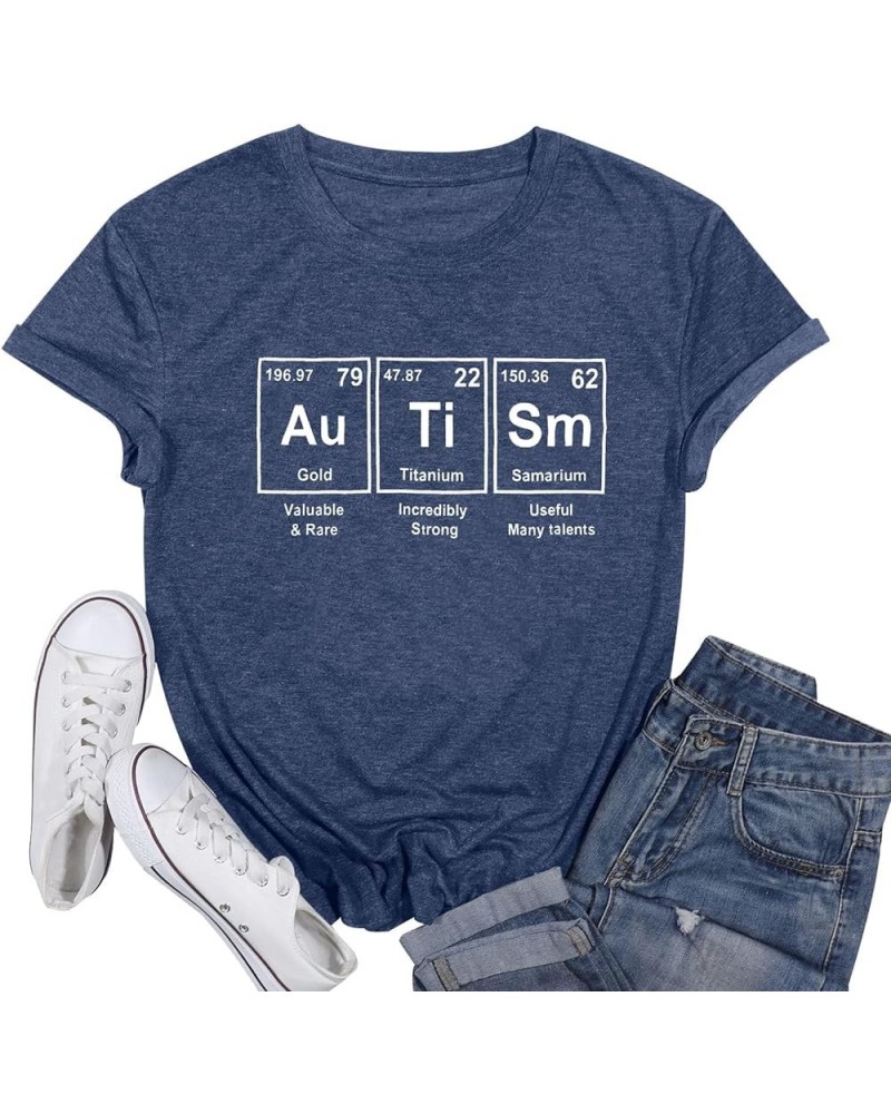 Autism Awareness Shirt Women: Inspirational Tshirts Special Educational T-Shirt Mental Health Tee Autistic Funny Graphic Tops...