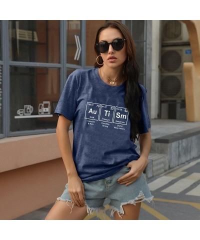 Autism Awareness Shirt Women: Inspirational Tshirts Special Educational T-Shirt Mental Health Tee Autistic Funny Graphic Tops...