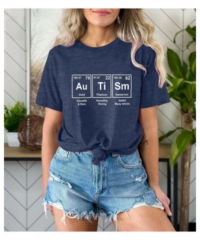 Autism Awareness Shirt Women: Inspirational Tshirts Special Educational T-Shirt Mental Health Tee Autistic Funny Graphic Tops...