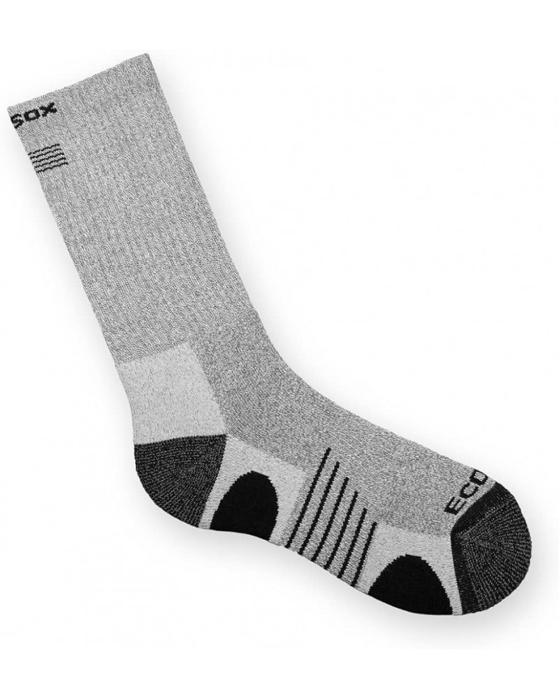 Bamboo Full Cushion Hiking/Outdoor Crew Socks | Keep Your Feet Dry | Odor & Blister Free. Gray With Black $10.73 Others