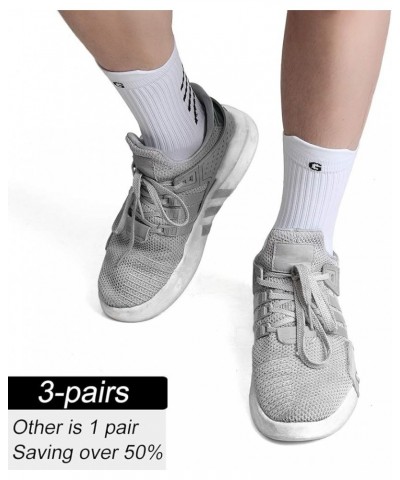 Anti-slip Athletic Sock for Men Women, Soccer Sock with Grips, Non-skid Slipper Sock, Trainning Sock for Yoga Gym Football… W...