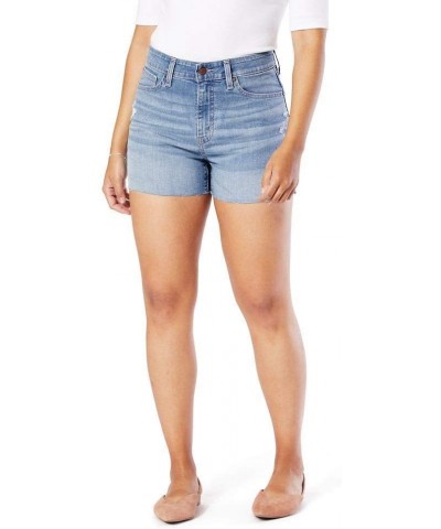 Women's High Rise Cut Off Shorts Standard Adventure Azul $16.35 Shorts