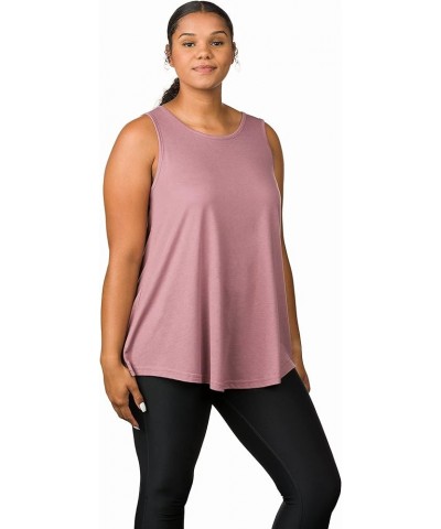 Long Flowy Sleeveless Tunic Top For Women Mauve $10.83 Tanks