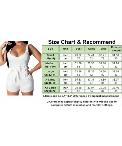 Women's Casual Straps Rompers Sexy Adjustable Sleeveless Straight High Waist Plain Jumpsuits Navy $16.51 Dresses