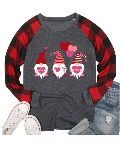 Valentine's Day Shirt Women Alphabet ABC I Love You Printed T-Shirts Teacher Valentine Shirt Tees Tops Balloongnome $8.54 T-S...