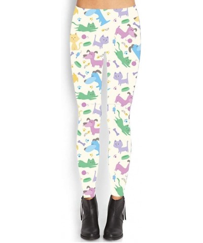 Printed Leggings for Women Funny Cat Corgi Pants Regular and Plus Size… Corgi $11.65 Leggings