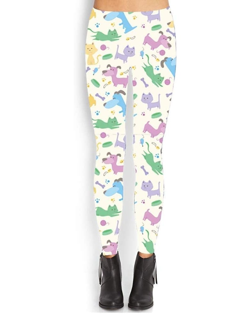 Printed Leggings for Women Funny Cat Corgi Pants Regular and Plus Size… Corgi $11.65 Leggings