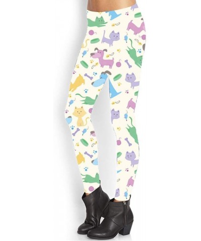 Printed Leggings for Women Funny Cat Corgi Pants Regular and Plus Size… Corgi $11.65 Leggings