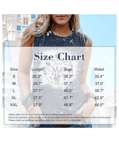 Alice in Wonderland Tank Tops for Women Summer Vacation Shirts We're All Mad Here Graphic Print Sleeveless Tees Tie Dye Pink ...