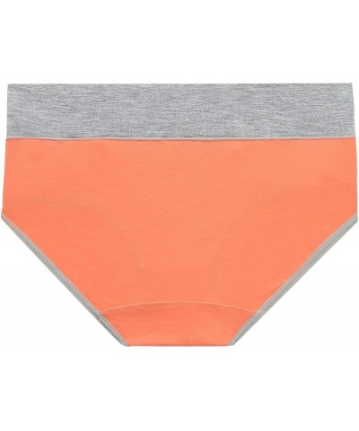 Women'S Pajamas Sets Cotton Panties Solid Underwear Knickers Patchwork Bikini Briefs Color Underpants Women Sexy Orange $5.59...