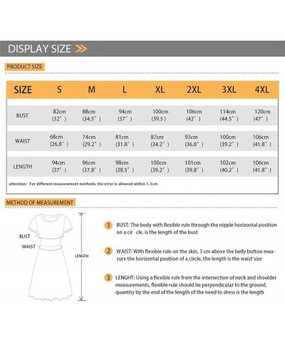 Sunflower Dress for Women Floral Summer Dresses Short Sleeve Casual Sundresses Midi Dresses Music Piano Black Cats Purple $13...