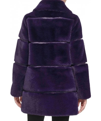 Women's Snap Closure Jacket Purple $74.06 Jackets