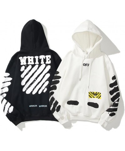 Y2K Men's and Women's Hip Hop Graffiti Letter Hoodie Sweater Loose Hoodie Blackz $22.79 Hoodies & Sweatshirts