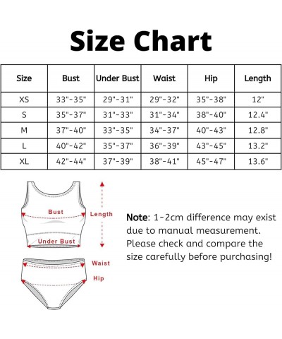 High Waisted Bikini Sets for Women 2 Piece Swimsuit High Neck Bikinis Women Racerback Bathing Suits Pink White Unicorn $14.35...