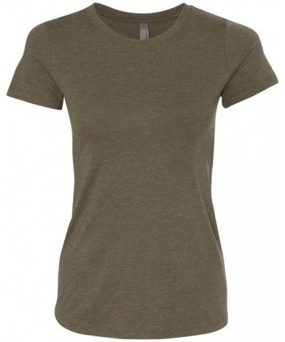 Ladies' Triblend Crew S MILITARY GREEN $7.38 T-Shirts