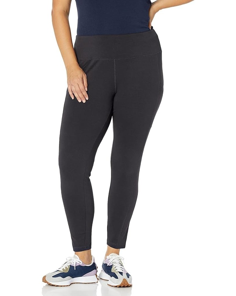 Women's Plus Size F/L Legging Side Pkt Black $10.11 Leggings