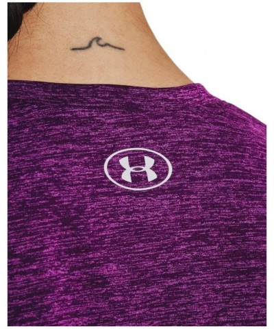 Women's UA Twist Tech™ V-Neck (514) Rivalry / Strobe / Metallic Silver $12.24 Activewear