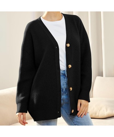 2023 New Cashmere Cocoon Cardigan,Emcak Cashmere Cocoon Cardigan,Exercisek Cashmere Cardigans Sweaters for Women Dark Blue $1...