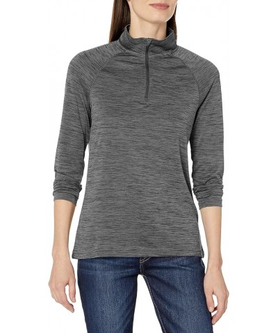 Women's Space Dye Moisture Wicking Performance Pullover Black $9.79 Others