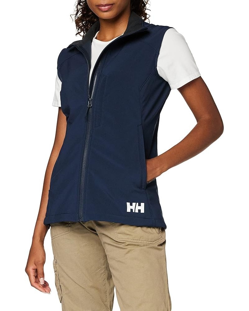 Women's Paramount Softshell Vest Navy $37.95 Activewear