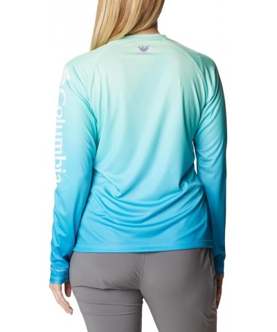 Women's Super Tidal Tee Long Sleeve Opal Blue, Pfg Gradient $22.24 Activewear