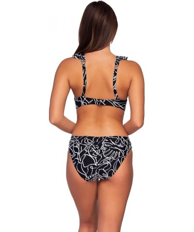 Willa Wireless Women's Swimsuit Bralette Bikini Top with Removable Cups Lost Palms $32.37 Swimsuits