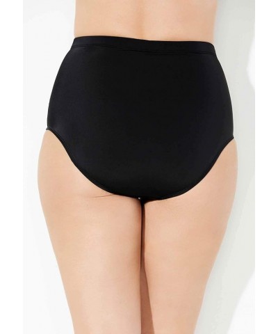 Women's Plus Size Shirred High Waist Swim Brief Bali $16.98 Swimsuits