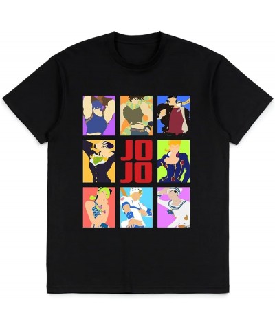 Shirt Anime Fashion Trend t-Shirt Unisex Short-Sleeved Tops Teen Fans Gifts Black tee Shirt Black $14.74 T-Shirts