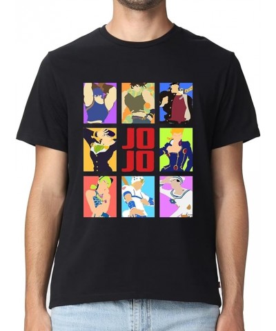 Shirt Anime Fashion Trend t-Shirt Unisex Short-Sleeved Tops Teen Fans Gifts Black tee Shirt Black $14.74 T-Shirts