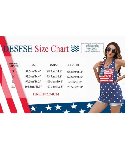 American Flag Tank Top Women 4th of July Tanks Tops for Womens USA Flag Patriotic Shirts Vest Racerback Sleeveless Tee B1-bla...