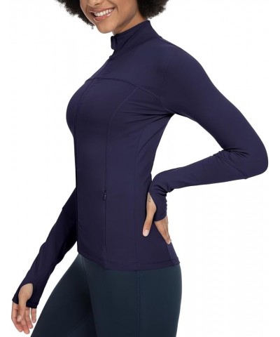 Women's Running Jackets Full Zip Athletic Jackets Slim Fit Workout Gym Yoga Track Jackets with Pockets A1-royal Blue $22.54 J...