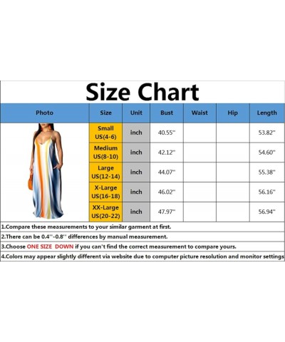 Summer Dresses for Women 2023 Casual Sexy Plus Size Bohemian Floral Beach Sleeveless African Maxi Sundress with Pockets… Mult...