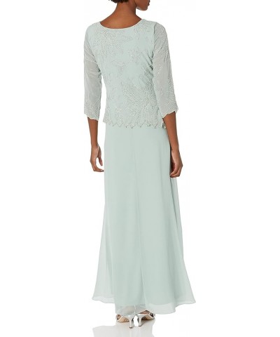 Women's BOAD Neck Asymetrical Beaded Dress Celadon $58.25 Dresses