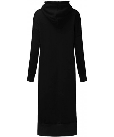 Women Winter Warm Hooded Hoodie Baggy Pullover Oversize Sweatshirt Long Dress Womens Hooded Sweatshirts Pullover Black $9.84 ...