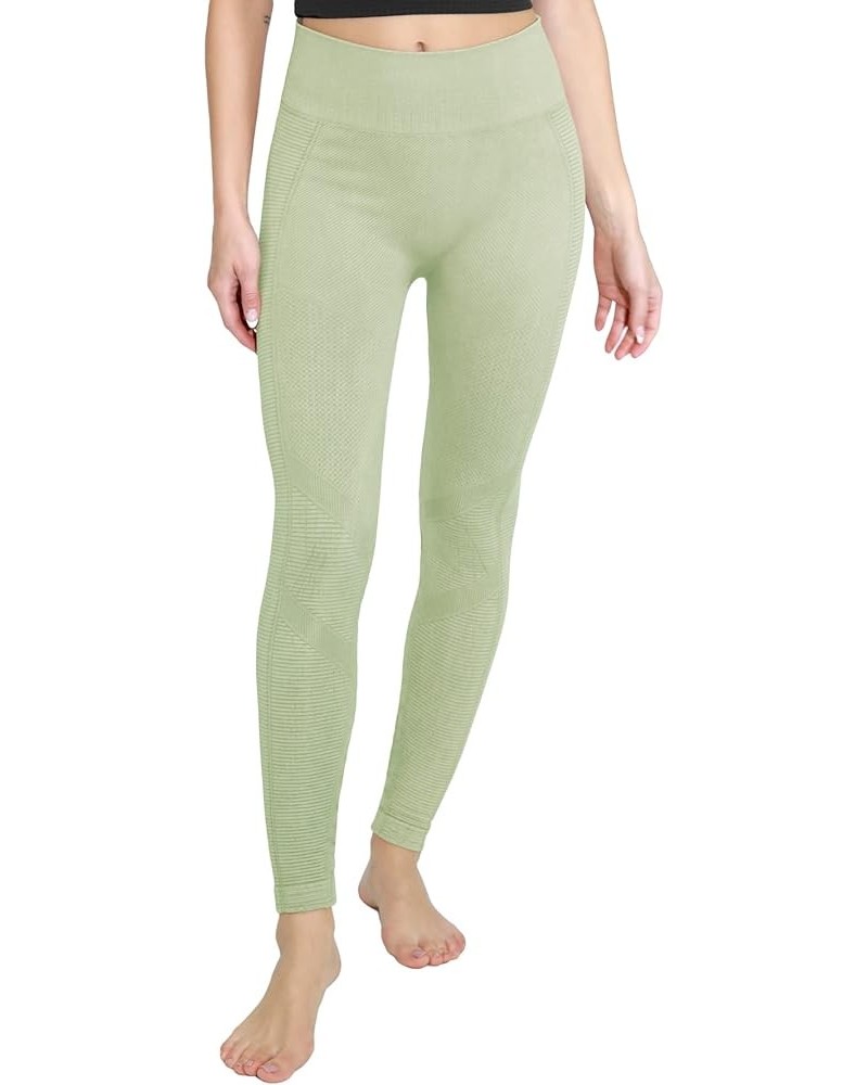 Women Seamless Vintage Hybrid Leggings, One Size Vintage Basil $9.87 Leggings