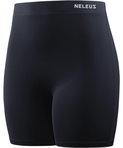 Women's 4" Running Short 3 Pack High Waist Yoga Shorts 9057 Black/Blue/Red $16.10 Activewear