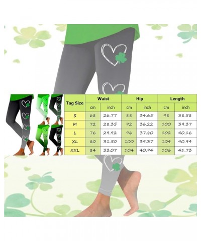 Holiday Printed Leggings Slim Tummy Control Summer Outfits High Waisted Green Pants for Running Cycling Yoga B1-ag $8.52 Acti...