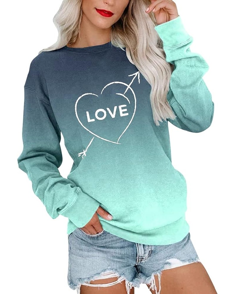 Women Valentine's Day Printing Sweatshirt Sweater Coat,Knit Tops,Ugly Sweater Christmas,Christmas Clothes A2-l $6.41 Sweaters