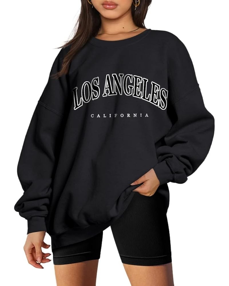 Oversized Sweatshirts for Women Fleece Hoodies Crewneck Pullover Comfy Sweaters Clothes Fall Winter Fashion 2023 Lablack $15....