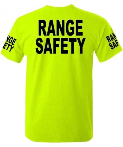 Unisex HIGH Visibility Safety Green Job T-Shirts - Police Duty fire EMS Emergency Range Safety $10.77 T-Shirts