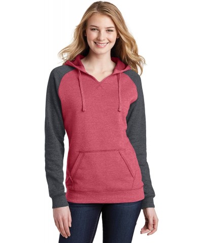 District Women's Lightweight Fleece Raglan Hoodie $14.38 Hoodies & Sweatshirts