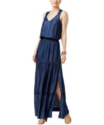 Lattice-Back Maxi Dress (Jive Wash, XL) $40.31 Dresses