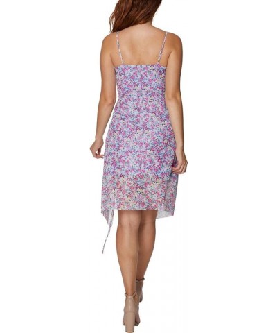 BCBGeneration Women's Ruched Floral Print Sleeveless Mini Dress Multi $9.50 Dresses