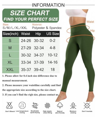 Women's High Waisted Butt Lifting Leggings Ruched Butt Seamless Booty Yoga Pants Tummy Control Sport Tights Green $12.00 Acti...